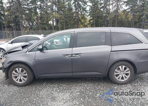 2015 Honda Odyssey Ex-L из США, поврежденный, VIN 5FNRL5H62FB048520